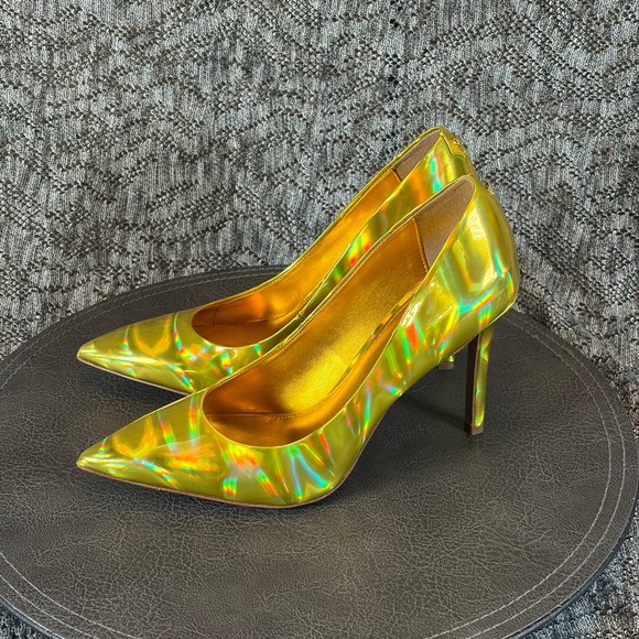 Sam Edelman Shoes - Sam Edelman Hazel Mimosa Heels Women's size 7.5 Gold Metallic